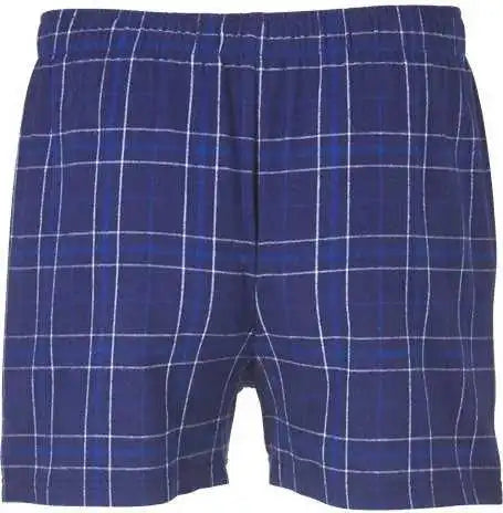 Boxercraft Bm6701 Double Brushed Flannel Boxers - Navy Field Day Plaid