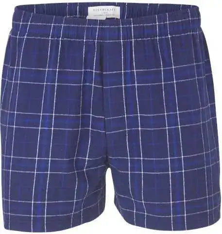 Boxercraft Bm6701 Double Brushed Flannel Boxers - Navy Field Day Plaid