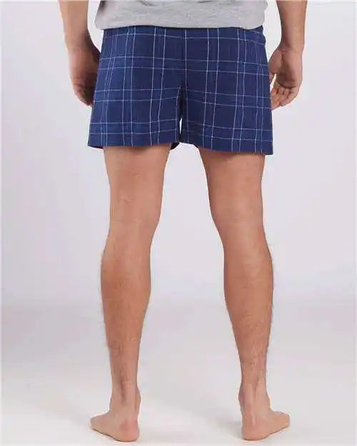 Boxercraft Bm6701 Double Brushed Flannel Boxers - Navy Field Day Plaid