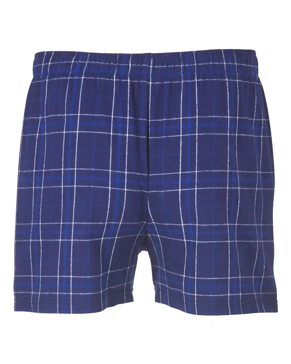 Boxercraft Bm6701 Double Brushed Flannel Boxers - Navy Field Day Plaid - Xs