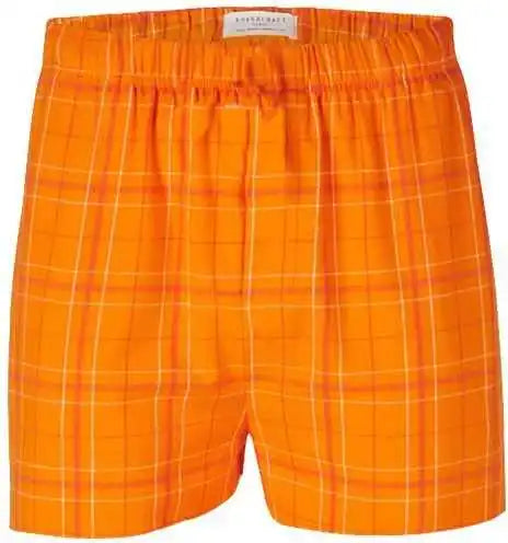 Boxercraft Bm6701 Double Brushed Flannel Boxers - Orange Field Day Plaid