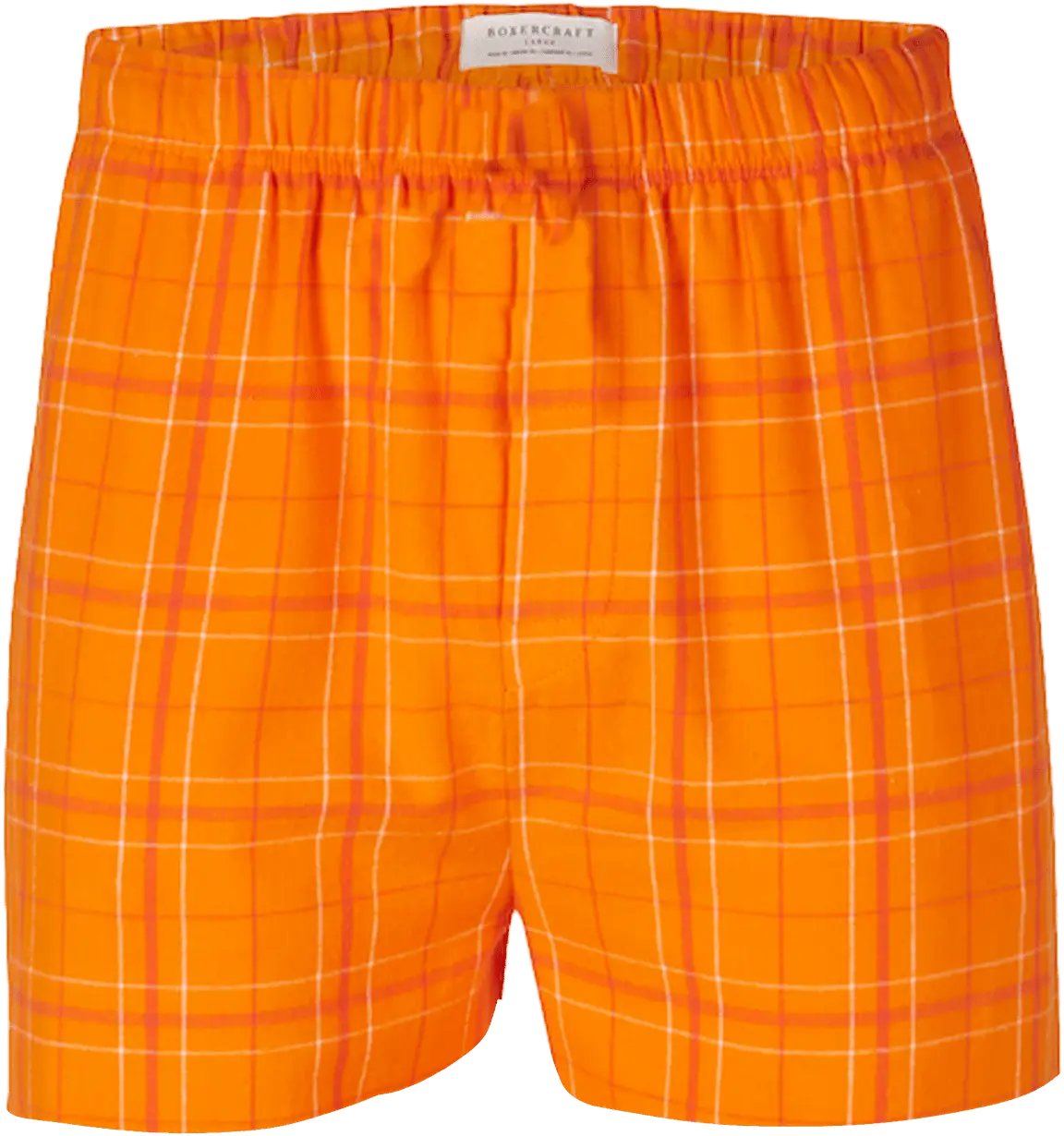 Boxercraft Bm6701 Men’s Flannel Boxer - Orange Field Day - Adult Xs