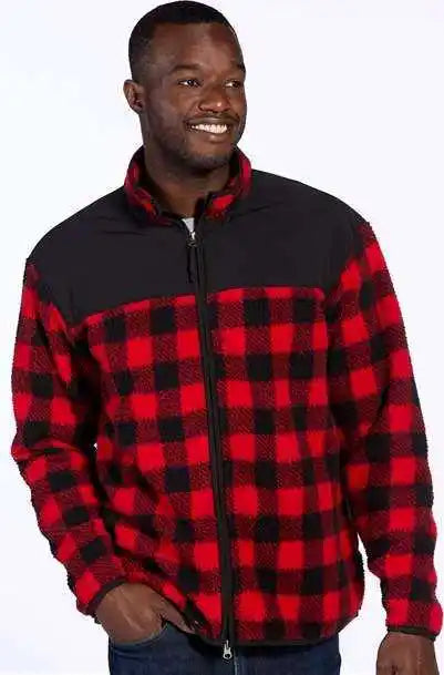 Boxercraft Bm8102 Everest Peak Jacket - Red Buffalo Black