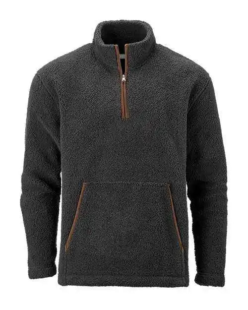 Boxercraft Bm8510 Everest Quarter Zip Fleece Pullover - Black