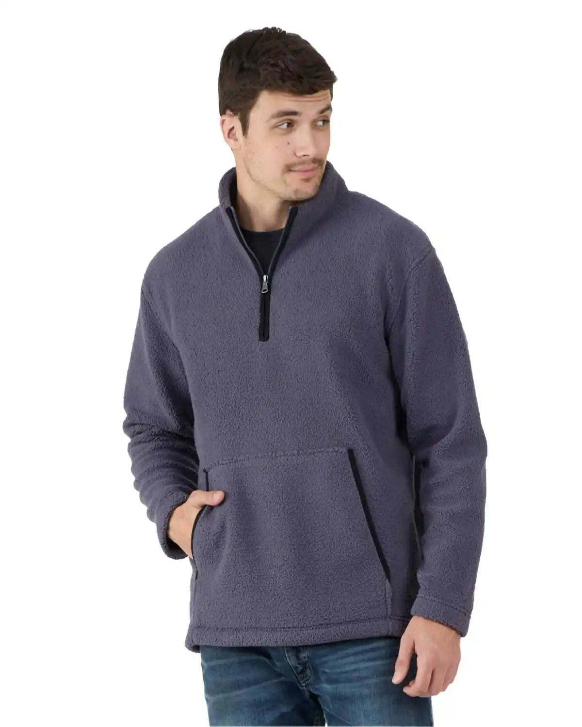 Boxercraft Bm8510 Everest Quarter Zip Fleece Pullover - Mystic