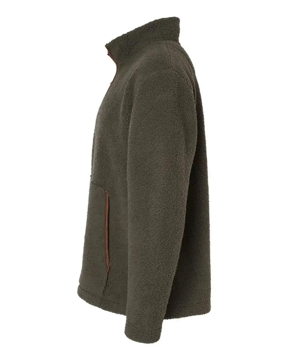 Boxercraft Bm8510 Everest Quarter-zip Fleece Pullover - Olive