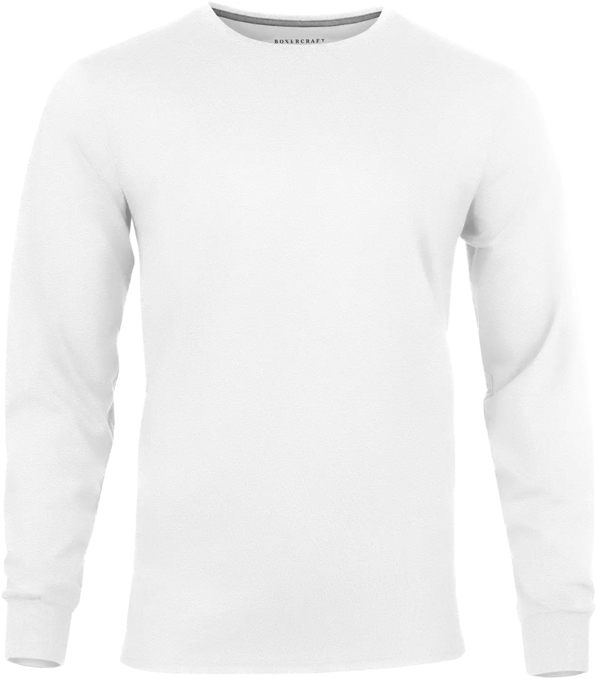 Boxercraft Bu3102 Essential Long Sleeve Tee - White - Adult Xs