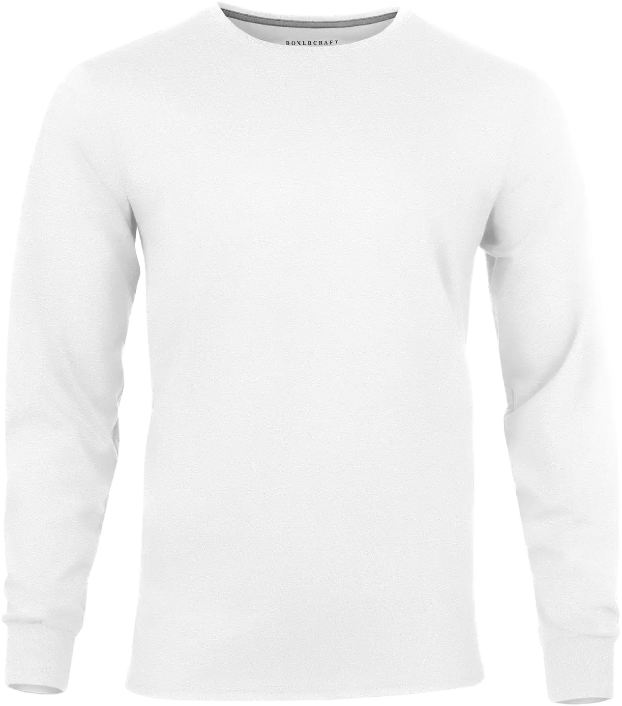Boxercraft Bu3102 Essential Long Sleeve Tee - White - Adult Xs