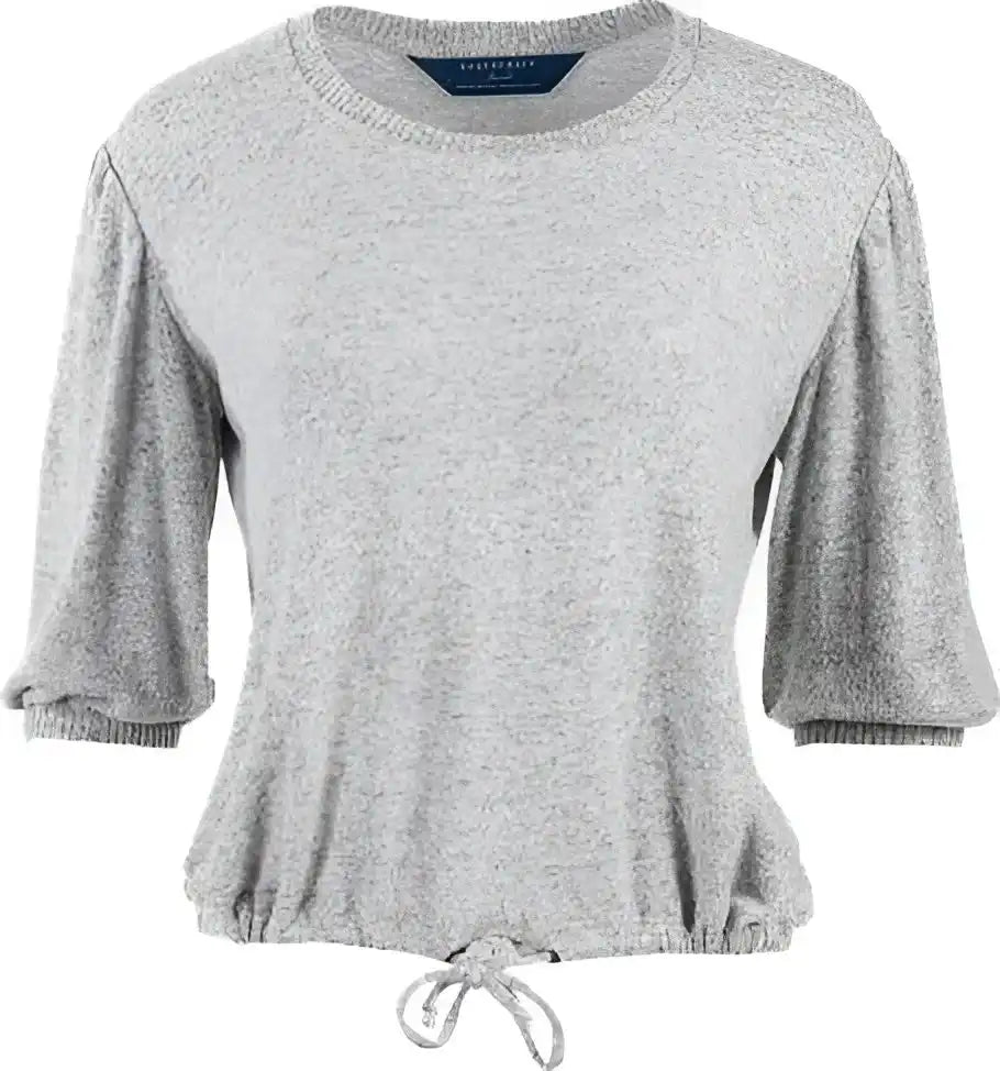Boxercraft Bw1101 Women’s Cuddle Puff Sleeve Oxford Heather