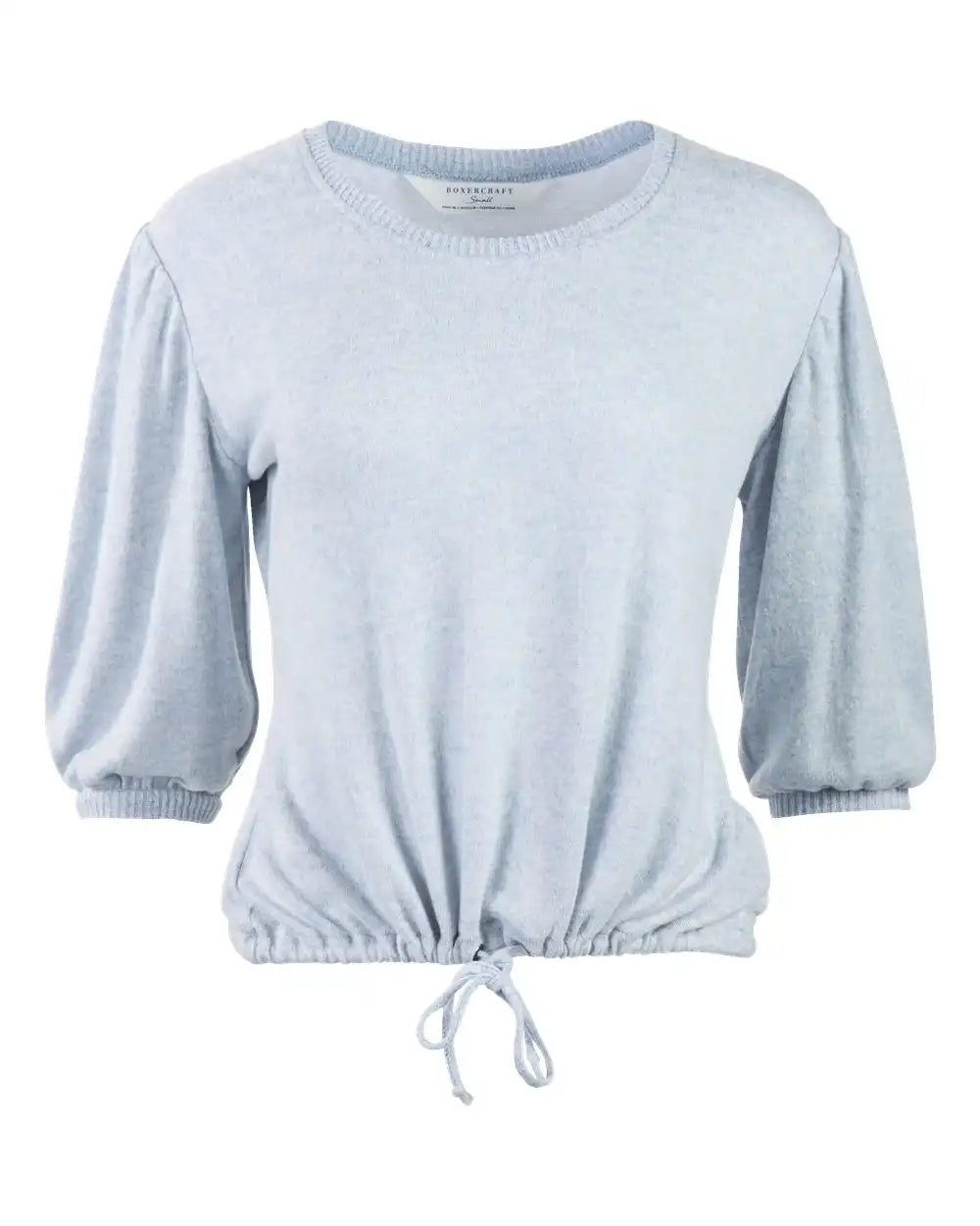 Boxercraft Bw1101 Women’s Cuddle Puff Sleeve - Sky Blue Heather - s