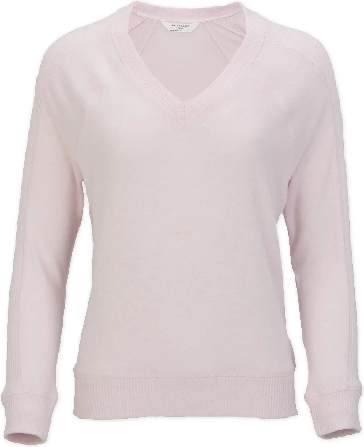 Boxercraft Bw1201 Women’s Cuddle V-neck - Pink Serenity - Ladies Xs