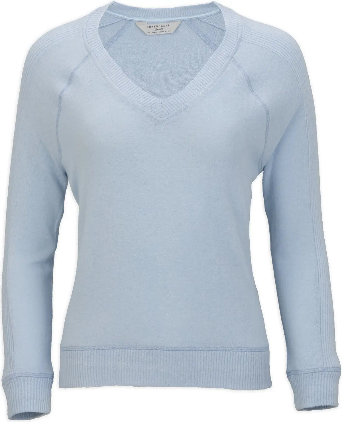 Boxercraft Bw1201 Women’s Cuddle V-neck - Sky Blue - Ladies Xs