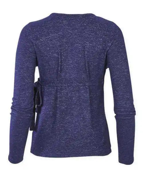 Boxercraft Bw1301 Women’s Cuddle Wrap Top - Navy Heather