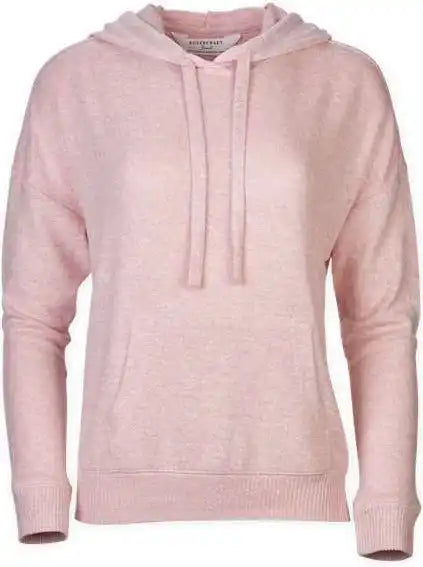 Boxercraft Bw1501 Women’s Cuddle Fleece Hooded Pullover - Blush Heather