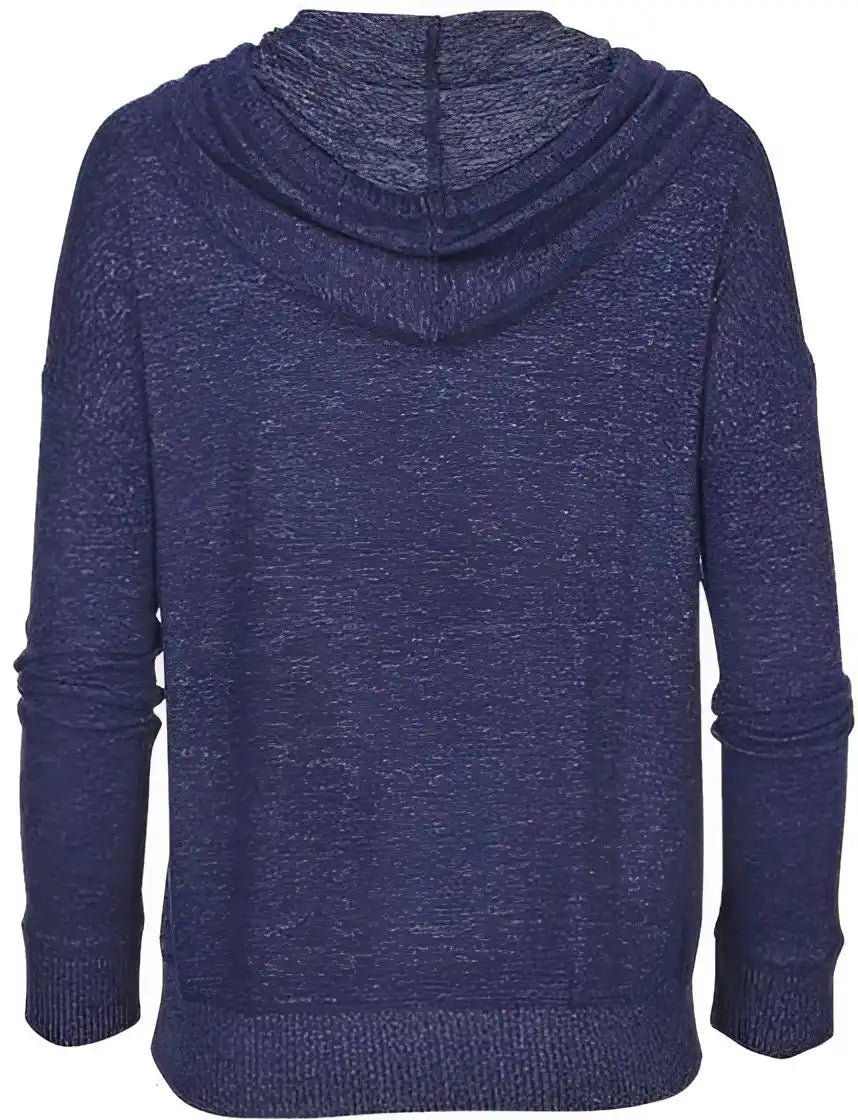 Boxercraft Bw1501 Women’s Cuddle Fleece Hooded Pullover Navy Heather