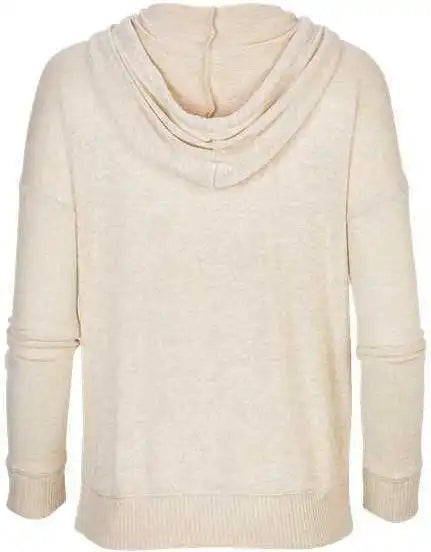 Boxercraft Bw1501 Women’s Cuddle Fleece Hooded Pullover Oatmeal Heather