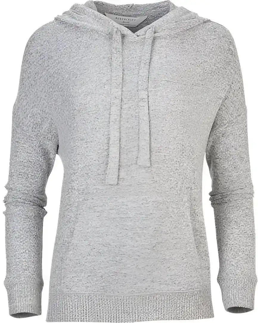 Boxercraft Bw1501 Women’s Cuddle Fleece Hooded Pullover Oxford Heather