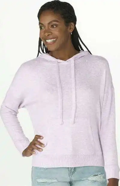 Boxercraft Bw1501 Women’s Cuddle Fleece Hooded Pullover Wisteria Heather