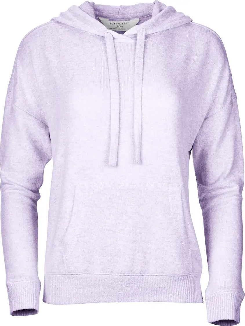 Boxercraft Bw1501 Women’s Cuddle Soft Hoodie - Wisteria Heather - Ladies Xs