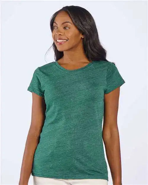 Boxercraft Bw2101 Women’s Tri-blend T-shirt - Hunter Heather