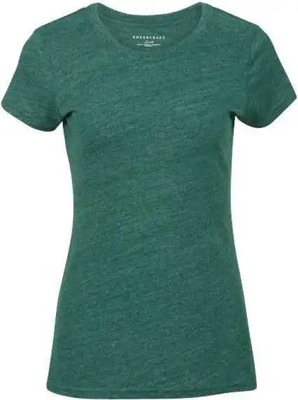Boxercraft Bw2101 Women’s Tri-blend T-shirt - Hunter Heather