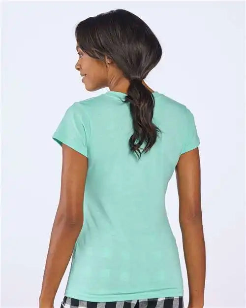 Boxercraft Bw2101 Women’s Tri-blend T-shirt - Mint Heather