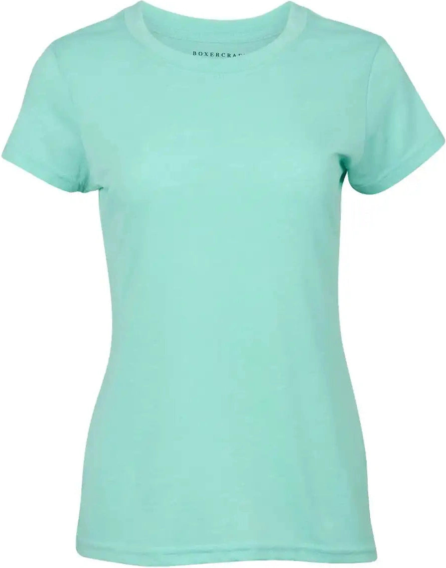 Boxercraft Bw2101 Women’s Tri-blend T-shirt - Mint Heather - Xs