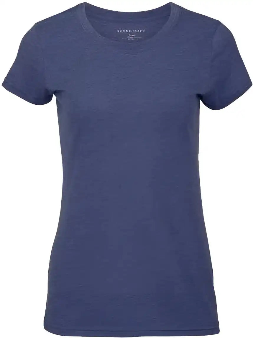 Boxercraft Bw2101 Women’s Tri Blend t Shirt Navy Heather