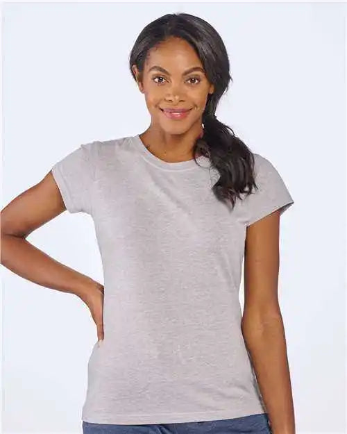 Boxercraft Bw2101 Women’s Tri-blend T-shirt - Oxford Heather