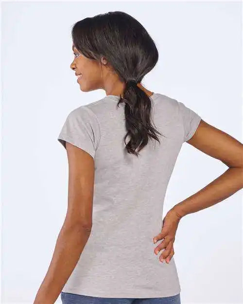 Boxercraft Bw2101 Women’s Tri-blend T-shirt - Oxford Heather