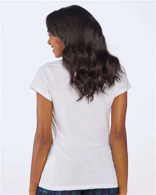 Boxercraft Bw2101 Women’s Tri-blend T-shirt - White