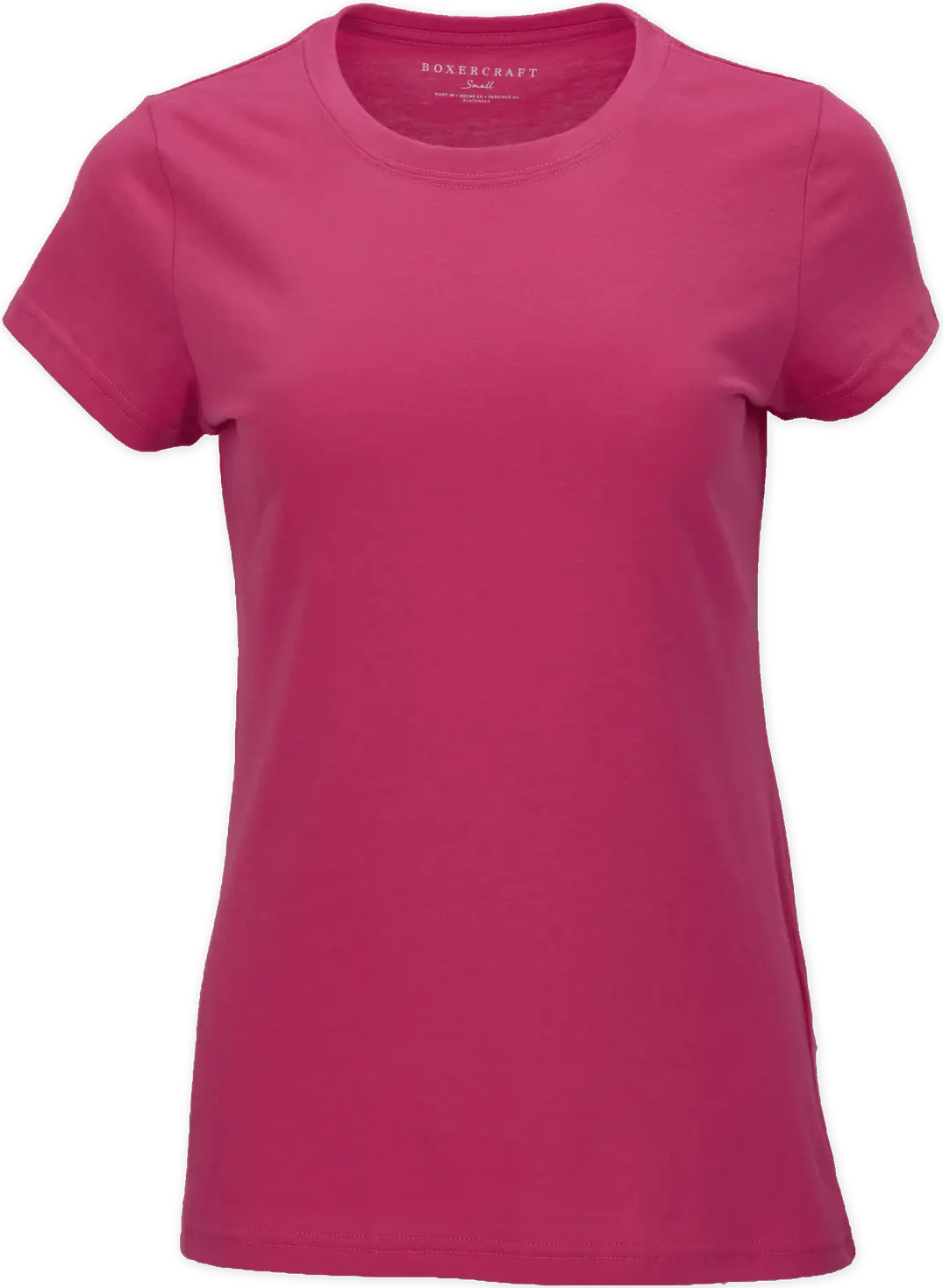 Boxercraft Bw2104 Women’s Crewneck Tee - Cosmic Pink - Ladies Xs