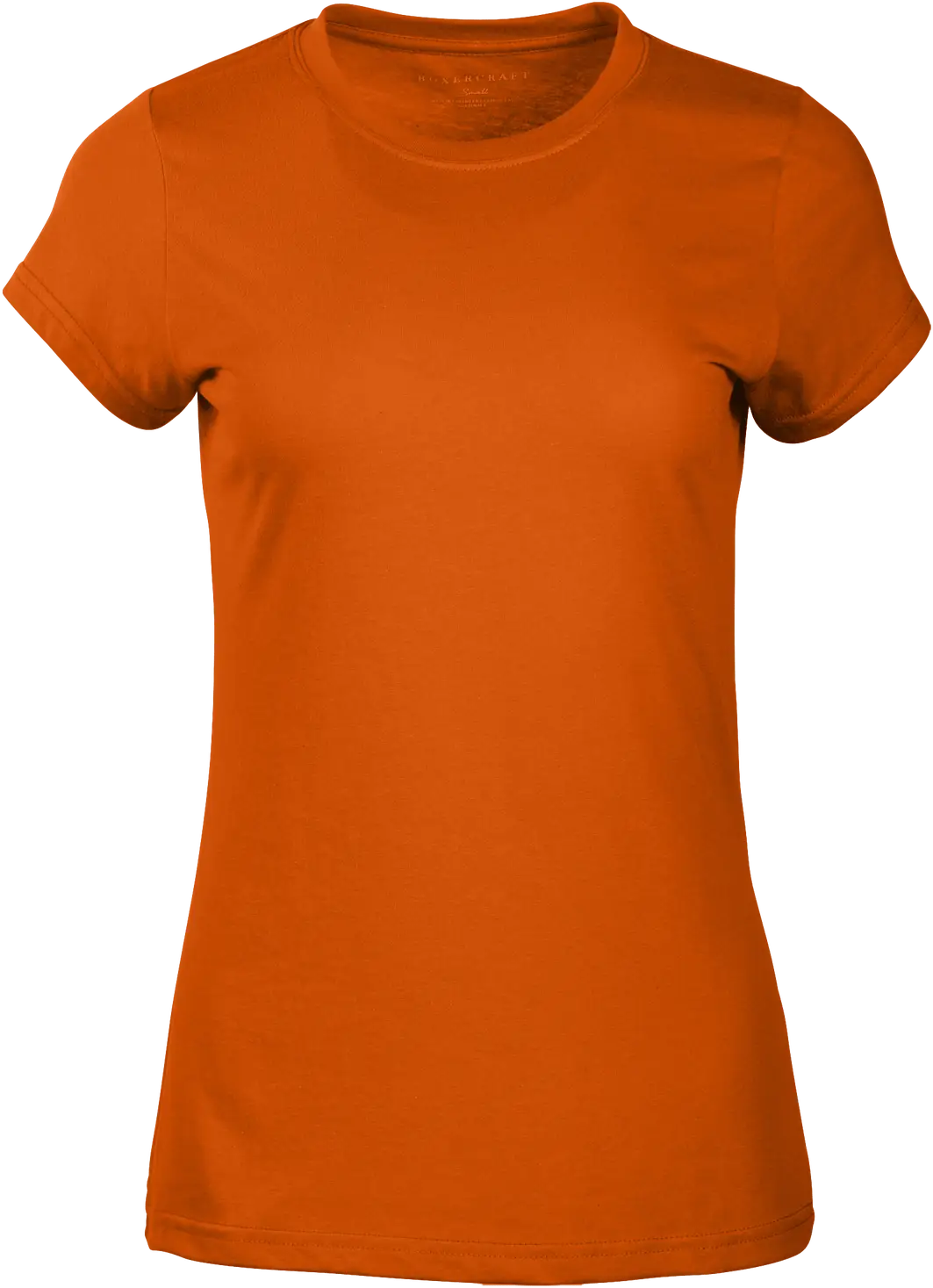 Boxercraft Bw2104 Women’s Crewneck Tee - Orange - Ladies Xs