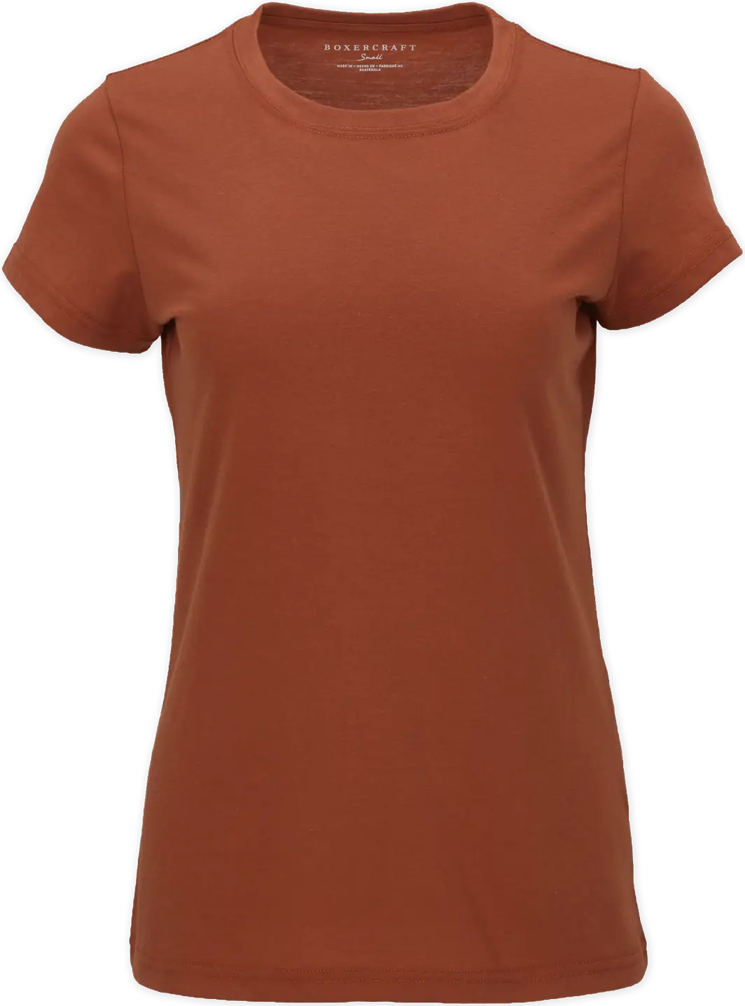 Boxercraft Bw2104 Women’s Crewneck Tee - Spice - Maroon / Ladies Xs