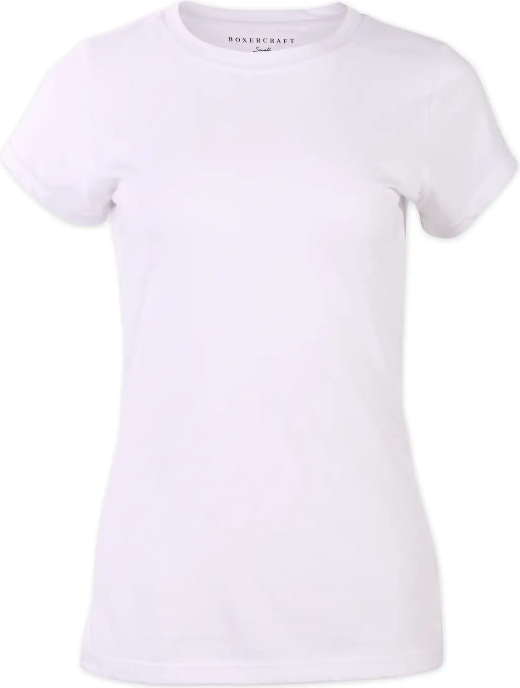 Boxercraft Bw2104 Women’s Crewneck Tee - White - Ladies Xs