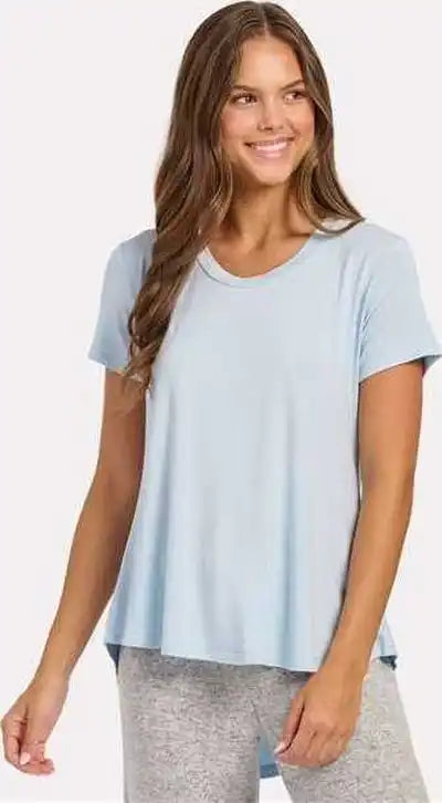 Boxercraft Bw2105 Women’s Bamboo Scoop Neck T-shirt - Sky Blue