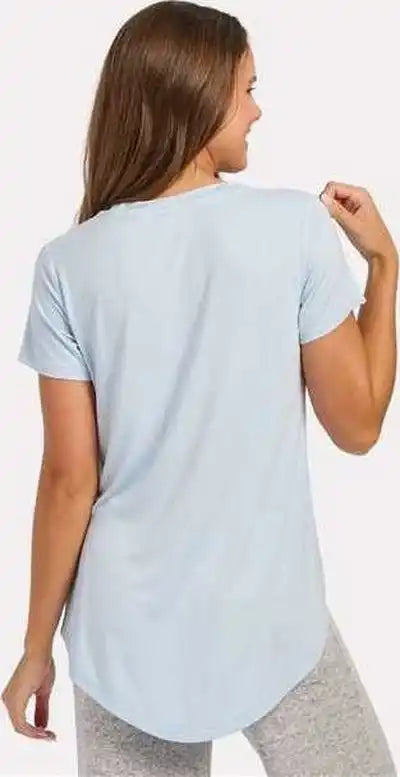 Boxercraft Bw2105 Women’s Bamboo Scoop Neck T-shirt - Sky Blue