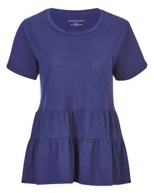 Boxercraft Bw2401 Women’s Willow T-shirt - Indigo