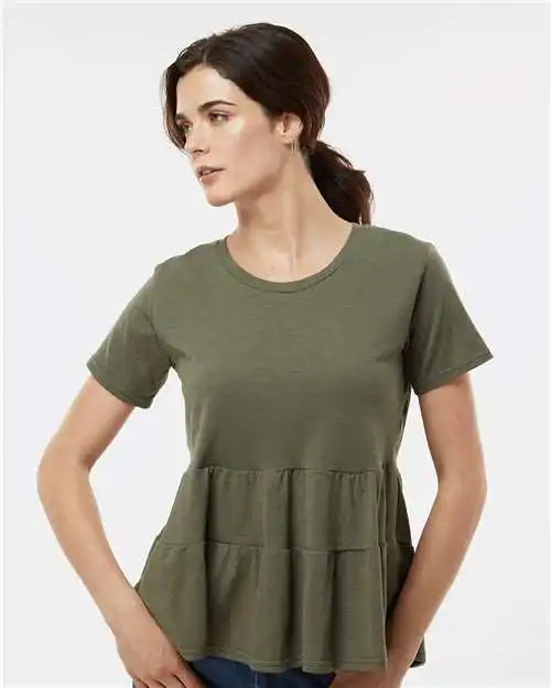 Boxercraft Bw2401 Women’s Willow T-shirt - Olive