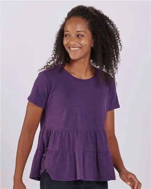 Boxercraft Bw2401 Women’s Willow T-shirt - Purple
