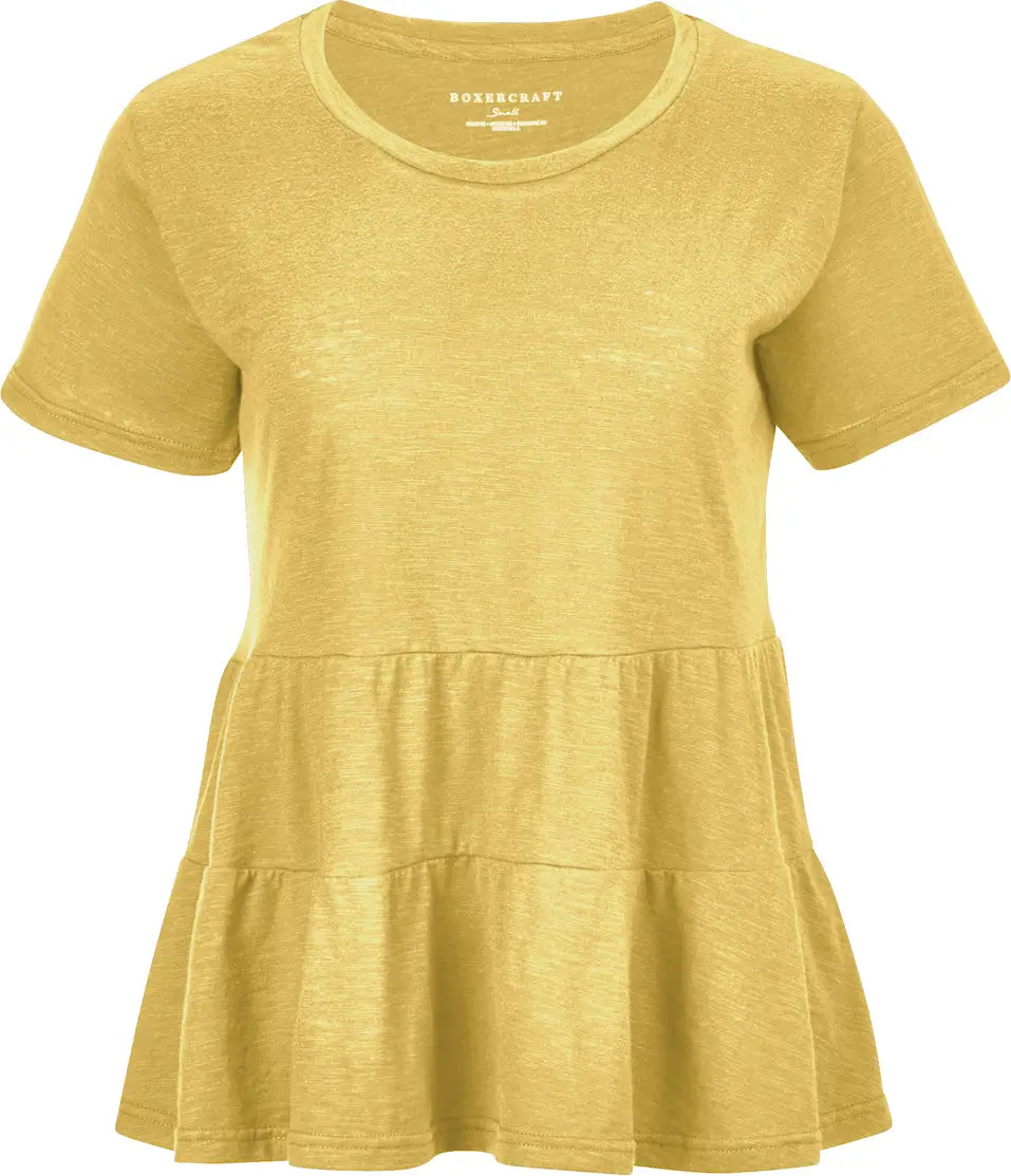 Boxercraft Bw2401 Women’s Willow Tee - Daffodil - Ladies Xs