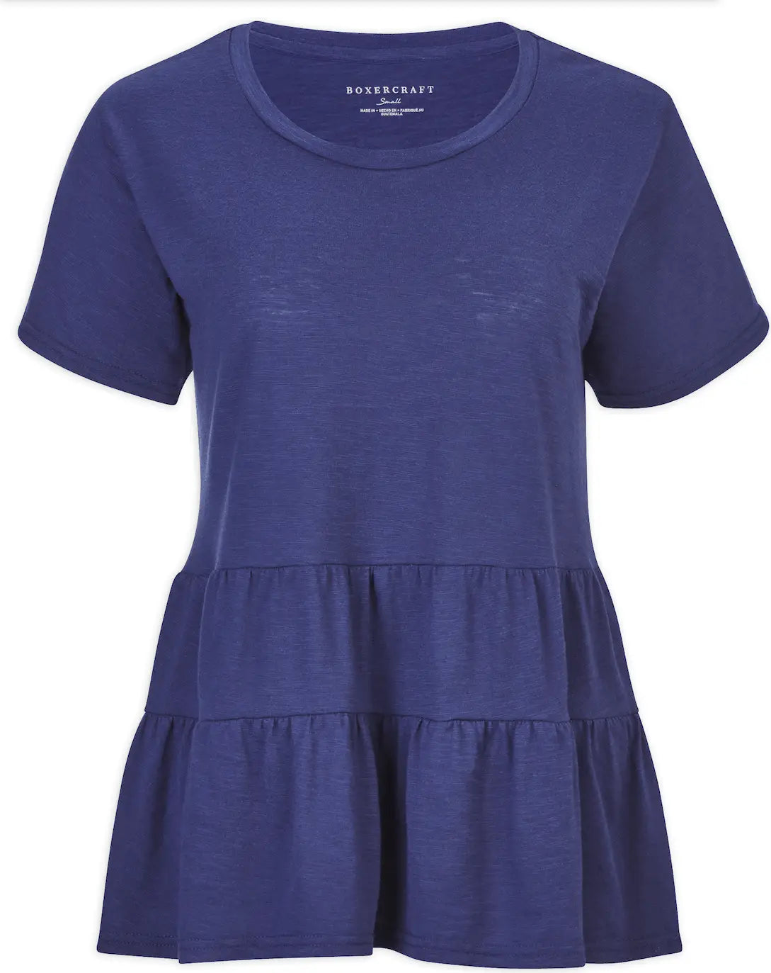 Boxercraft Bw2401 Women’s Willow Tee - Indigo - Navy / Ladies Xs