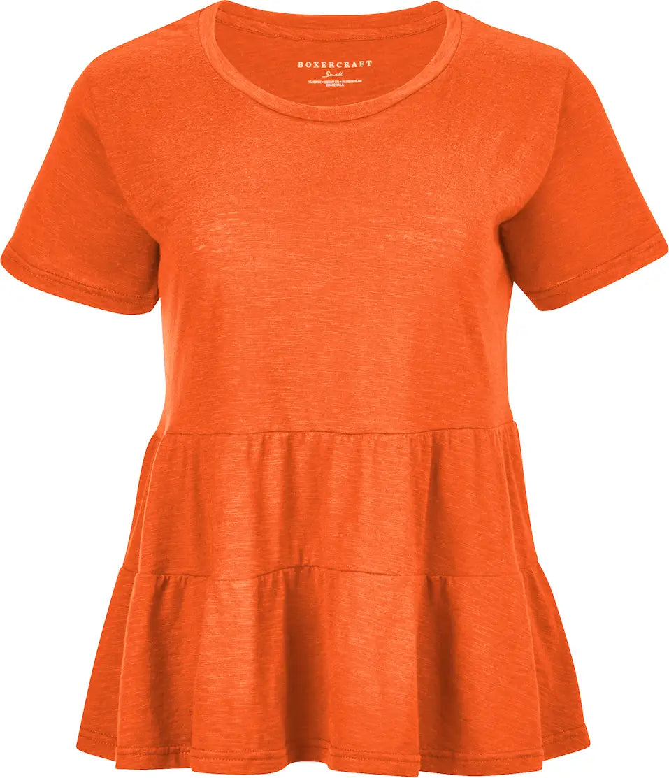 Boxercraft Bw2401 Women’s Willow Tee - Mandarin - Orange / Ladies Xs