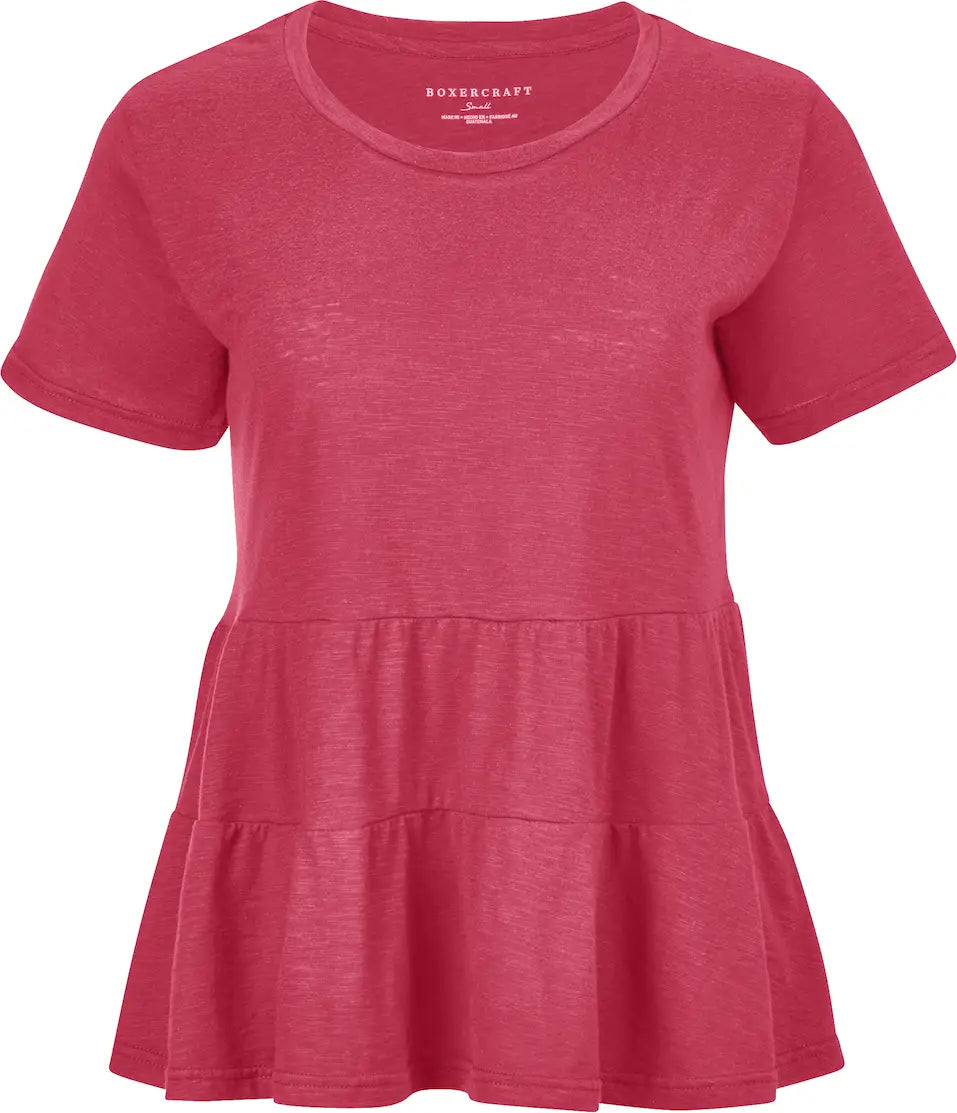 Boxercraft Bw2401 Women’s Willow Tee - Paradise - Orange / Ladies Xs