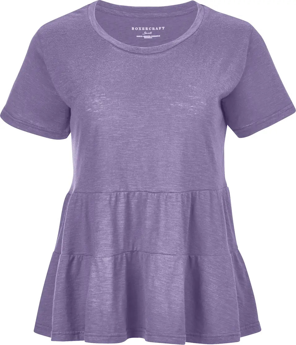 Boxercraft Bw2401 Women’s Willow Tee - Wisteria - Ladies Xs
