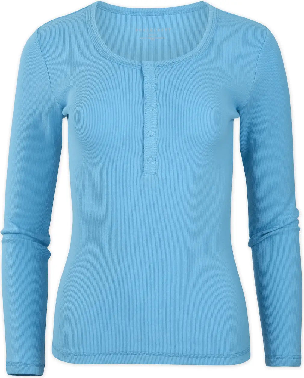 Boxercraft Bw2402 Women’s Harper Rib Henley - Pacific Blue