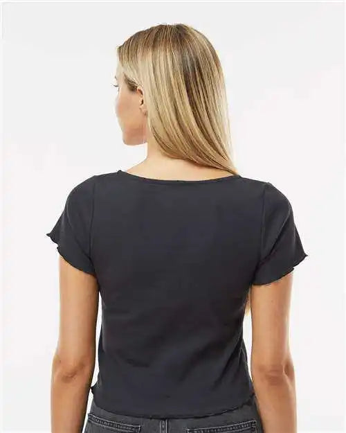 Boxercraft Bw2403 Women’s Baby Rib T-shirt - Black