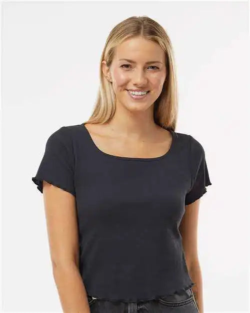 Boxercraft Bw2403 Women’s Baby Rib t Shirt Black