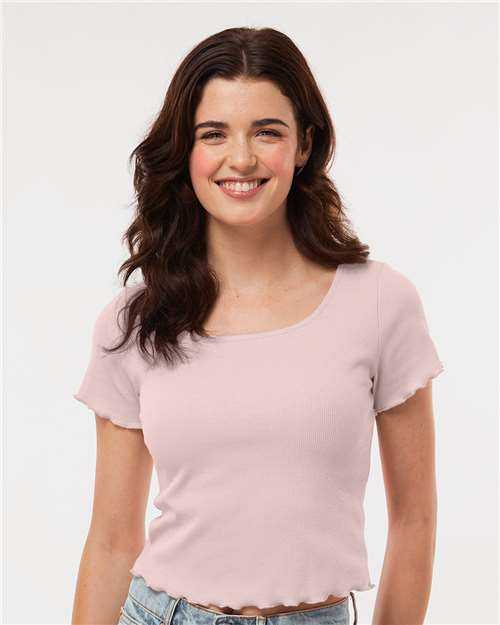Boxercraft Bw2403 Women’s Baby Rib T-shirt - Blush