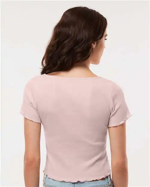 Boxercraft Bw2403 Women’s Baby Rib T-shirt - Blush